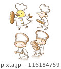 パン屋のキャラクター 116184759