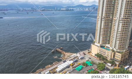 July 1 2024 a Kennedy Town Neighborhood in Hong Kong July 1 2024 a Kennedy Town Neighborhood in Hong Kong 116185745