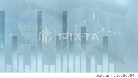 Blue and white background displaying graphs and data points Blue and white background displaying graphs and data points 116186384