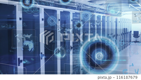 Image of data processing over computer servers 116187679