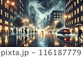 雨の降る夜の都会 116187779