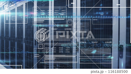 Image of data processing over computer servers 116188500