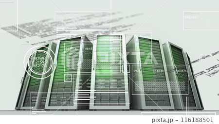 Image of data processing and computer servers 116188501
