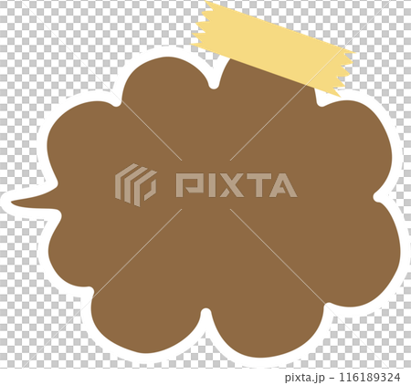 Colorful brown color speech bubble balloon, icon sticker memo keyword planner text box banner, flat png isolated transparent element design Colorful brown color speech bubble balloon, icon sticker memo keyword planner text box banner, flat png isolated transparent element design 116189324