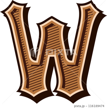 alphabet western letters vintage engrave design alphabet western letters vintage engrave design 116189474