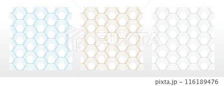 Set of abstract geometric patterns. Seamless vector backgrounds. Colored ornaments Graphic modern patterns Simple lattice graphic design Set of abstract geometric patterns. Seamless vector backgrounds. Colored ornaments Graphic modern patterns Simple lattice graphic design 116189476