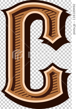 alphabet western letters vintage engrave design alphabet western letters vintage engrave design 116189492