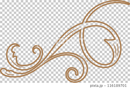 Vintage flourish baroque ornaments frame swirls and scrolls decorations retro design vector 116189701