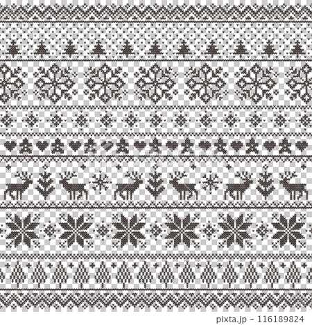 Nordic Pattern-Christmas Version. 116189824