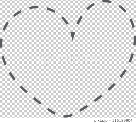 Set of heart shape hands drawn icons vector Set of heart shape hands drawn icons vector 116189904
