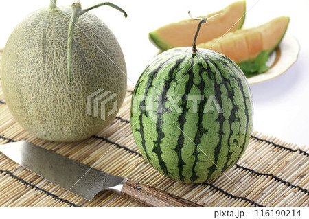 スイカとメロン スイカとメロン 116190214
