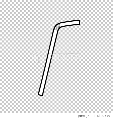 可彎曲吸管的插圖 可彎曲吸管的插圖 116192359