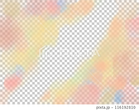 カラフルな水彩のテクスチャ背景イラスト 116192810