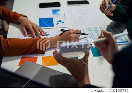 Business people meeting design ideas concept business planning at office. 116193753