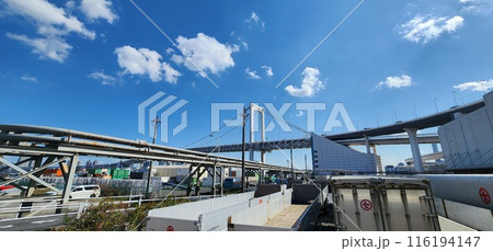 都会の風景 レインボーブリッチ 都会の風景 レインボーブリッチ 116194147