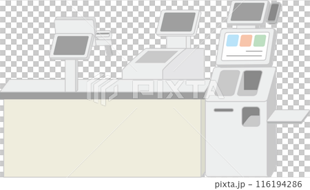 Cash register and automatic payment machine 116194286