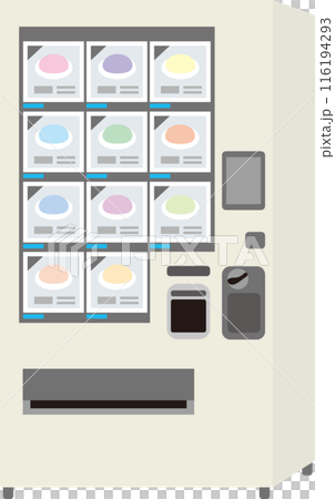 自動販売機_冷凍食品自動販売機 116194293