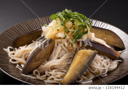 ナス おろし蕎麦(更科そば) ナス おろし蕎麦(更科そば) 116194412