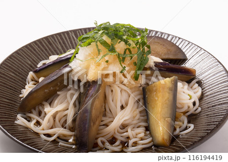 ナス　おろし蕎麦（更科そば） 116194419