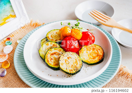 夏野菜　ズッキーニのソテー 116194602