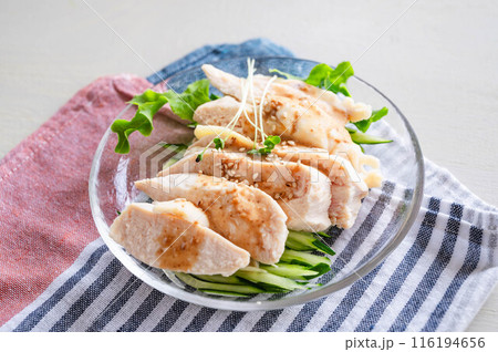 茹で鶏のバンバンジー風 116194656