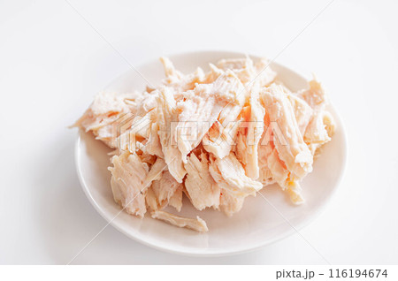 裂いた鶏むね肉の写真素材 [116194674] - PIXTA