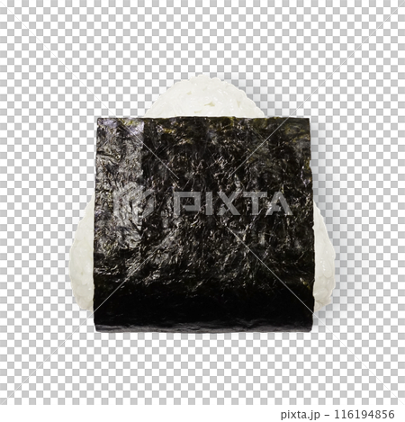 おにぎりのイラスト リアル 白バック 116194856