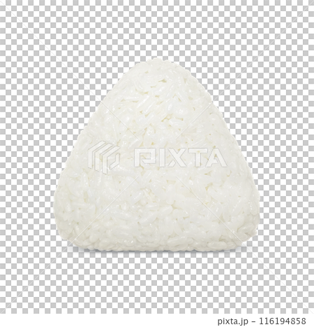 おにぎりのイラスト リアル 白バック おにぎりのイラスト リアル 白バック 116194858