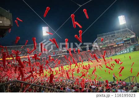 マツダスタジアムの風船飛ばし マツダスタジアムの風船飛ばし 116195023