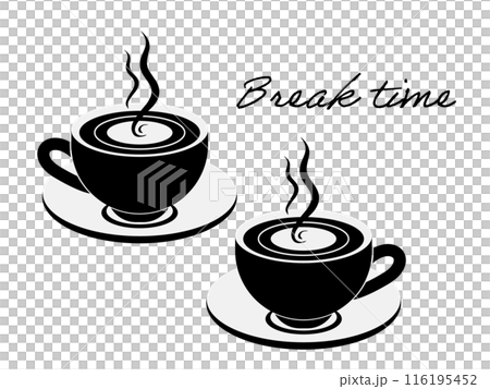 コーヒーカップのイラスト 116195452