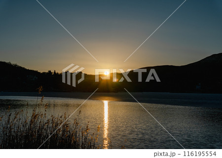 冬 夕暮れの白樺湖 冬 夕暮れの白樺湖 116195554