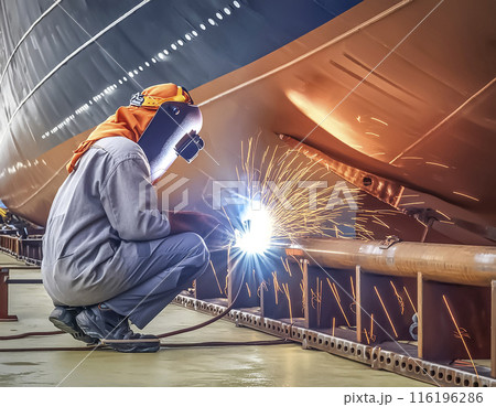 CG素材　鉄工所のイメージ素材 116196286