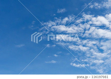 青空と白い雲 116197081