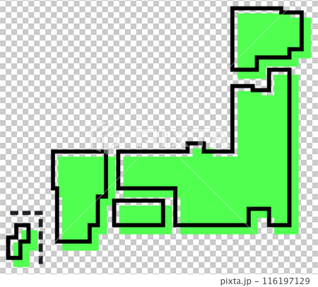 日本全國地圖從北海道到九州 日本全國地圖從北海道到九州 116197129