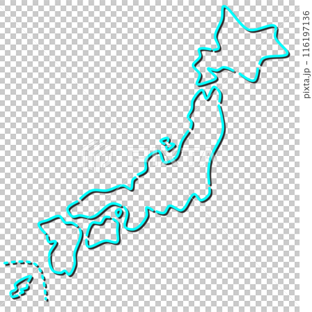 Map of Japan from Hokkaido to Kyushu Map of Japan from Hokkaido to Kyushu 116197136