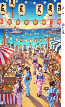 海と祭り 116197650