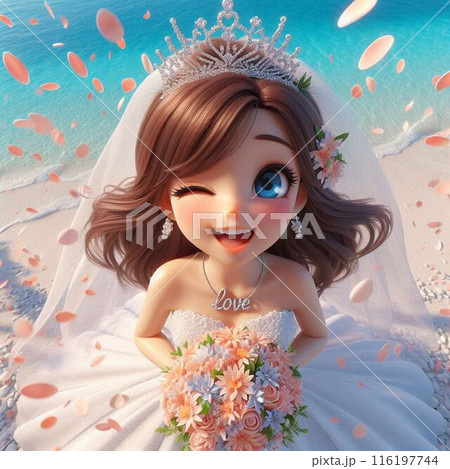 ブーケを持った花嫁 116197744