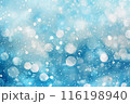 水色と青色のキラキラした背景素材 116198940