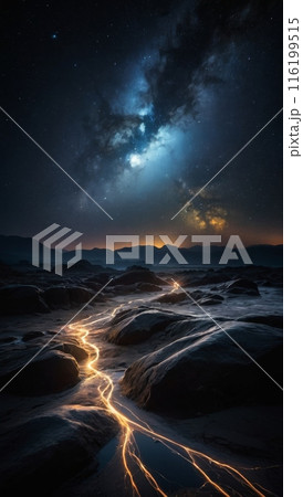 Space Industry - Deep, dark backgrounds with bright spots and rays of light, inspired by the starry sky 116199515