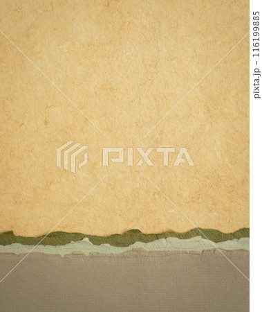 abstract paper landscape in pastel earth tones - collection of handmade textured art papers abstract paper landscape in pastel earth tones - collection of handmade textured art papers 116199885