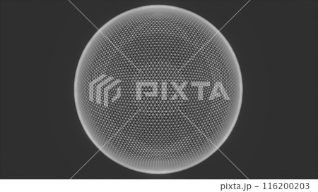 Grid white sphere 116200203