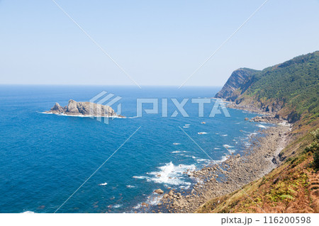 Gulf of Biscay view from cape Villano, Spain 116200598