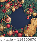 Christmas and New Year background with Christmas tree branches 116200670