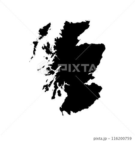 Scotland map icon 116200759
