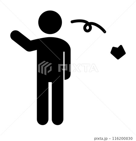 後ろにポイ捨てする人 116200830