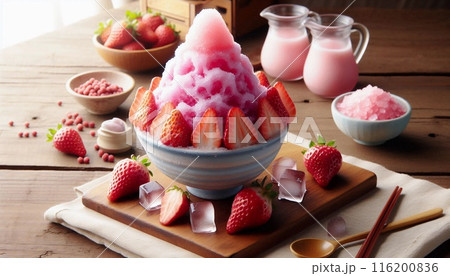 夏の風物詩、おしゃれなかき氷 116200836