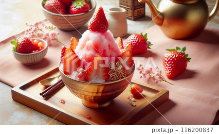 夏の風物詩、おしゃれなかき氷 116200837