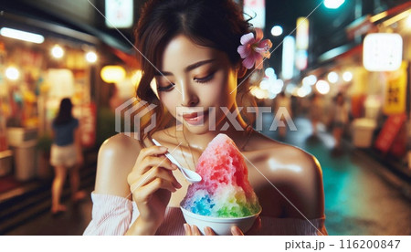 夏の風物詩、おしゃれなかき氷 116200847