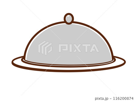 クロッシュが被せられた料理 クロッシュが被せられた料理 116200874