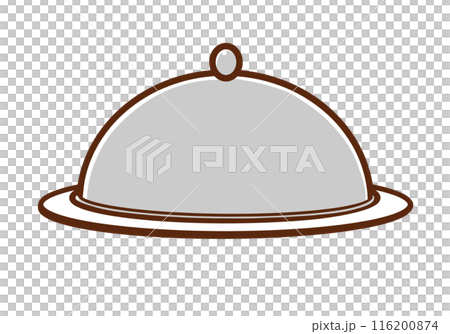 クロッシュが被せられた料理 クロッシュが被せられた料理 116200874